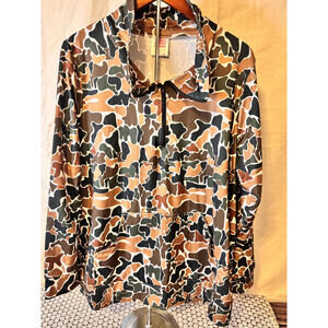 Wild‎ Junkie Unisex Camouflage Pullover Jacket Polyester Size XL NWOT